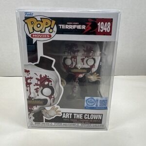 Funko Pop! Terrifier Art the Clown Entertainment Earth Exclusive w/ Protector